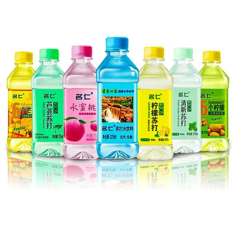 名仁苏打水无糖无气375ml*1瓶图片