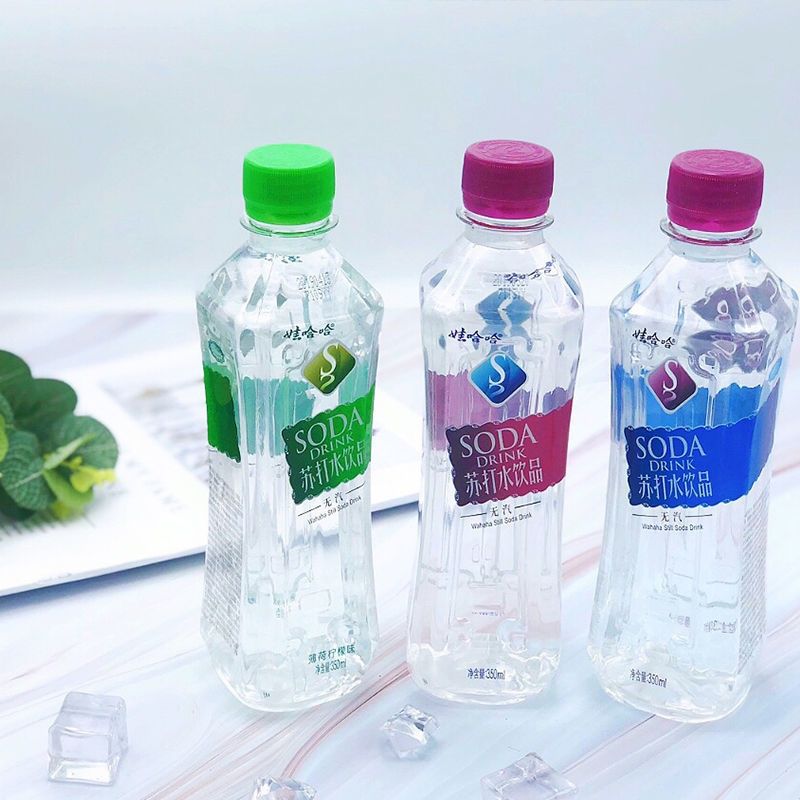 零食饮料娃哈哈苏打水350ml甜味无味薄荷柠檬酸碱平衡0脂新货2元