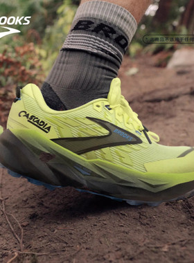 BROOKS布鲁克斯Cascadia 山岩19跑鞋男款越野防滑登山徒步户外女
