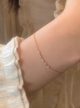 ins细款排链手链女轻奢小众精致