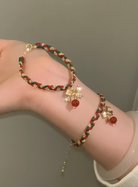 复古蝴蝶结手链女小众设计手饰