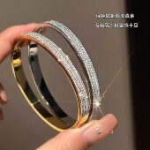 轻奢小众精致手串女款 爆闪满天星手镯贵气千金感手链女款 2025新款