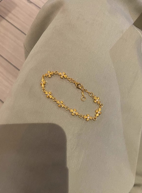 中古十字架手链女款可调节手串女