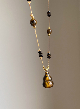 葫芦项链女款2025新款长款毛衣链