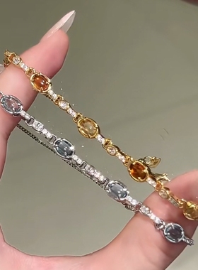 叠戴清冷感冰透手链轻奢小众精致