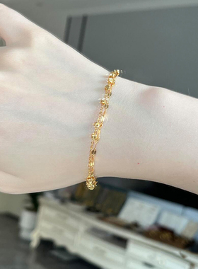 碎碎冰双层叠戴手链女款2025新款