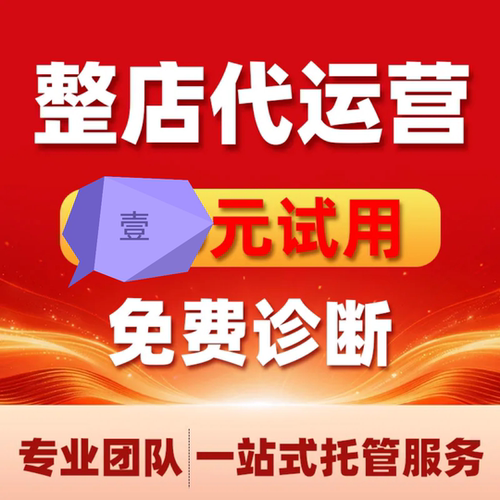 淘宝代运营开店托管整店多多运营店铺直通车优化装修电商网店服务
