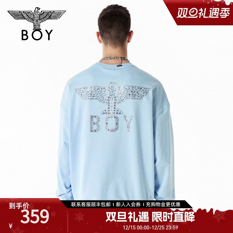 boylondon圆领卫衣套头衫