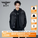 情侣款 BOYLONDON25秋季 夹克翻领水洗牛仔外套N52002 星夜长明