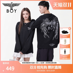 朋克针织长袖 秋冬情侣款 BOYLONDON25新款 T恤N00801 破碎天使
