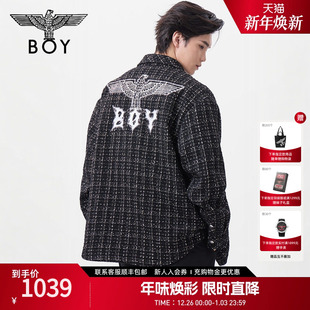 春季 BOYLONDON25新款 情侣款 小香长袖 外套N21007 衬衫 假面舞会
