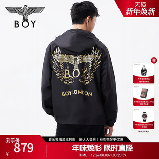情侣潮牌连帽薄款 BOYLONDON2025春季 夹克外套N23800 金乌神羽