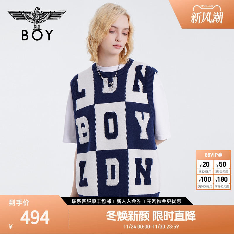boylondon23马甲毛织无袖