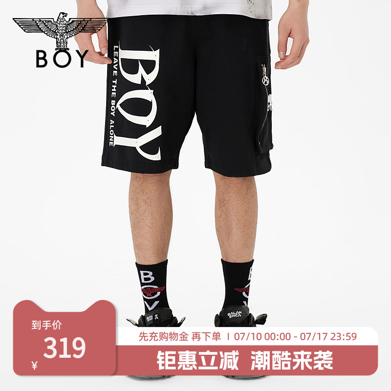 boylondon男女同款休闲短裤宽松