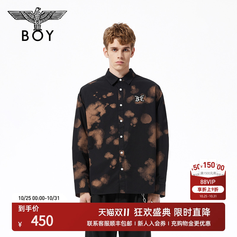BOYLONDON2022春夏新品长袖衬衫