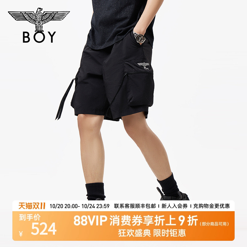BOY LONDON25新款夏季男女同款休闲宽松潮牌短裤N32005