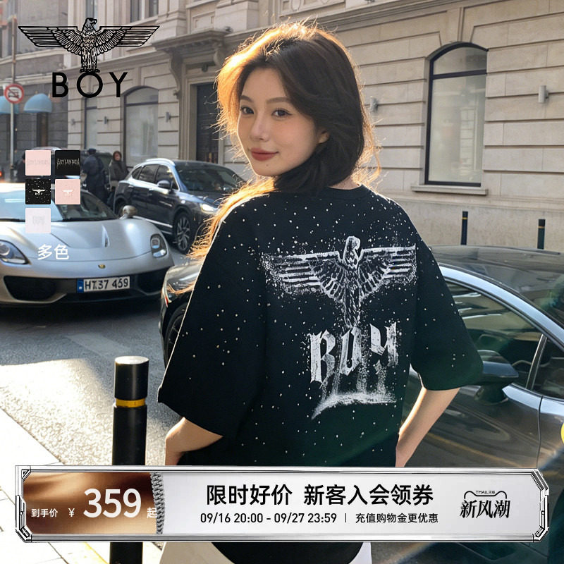 boylondon24满天星渐变印花T恤图片