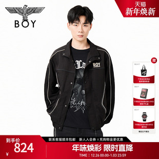 暗夜飞鹰 薄款 BOYLONDON2025春季 男女同款 夹克外套N23062 新品