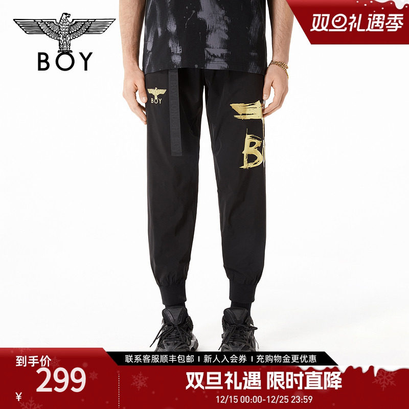 boylondon长裤男女同款春季休闲