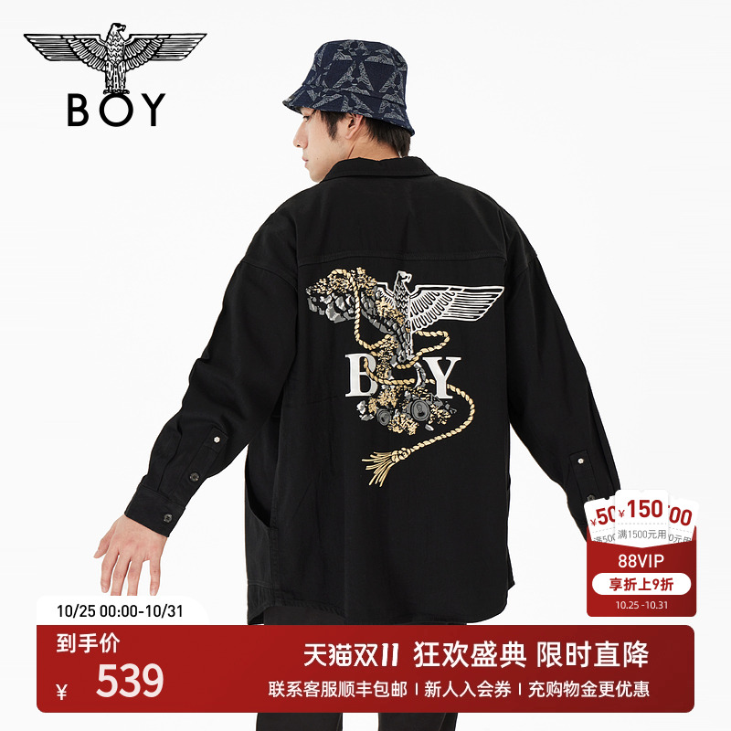 boylondon长袖衬衫男女同款