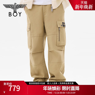 裤 休闲百搭多口袋潮酷工装 M34805 长裤 BOYLONDON冬男士