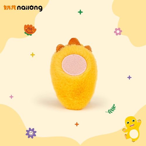 奶龙毛绒侧边刘海发卡发夹高级感