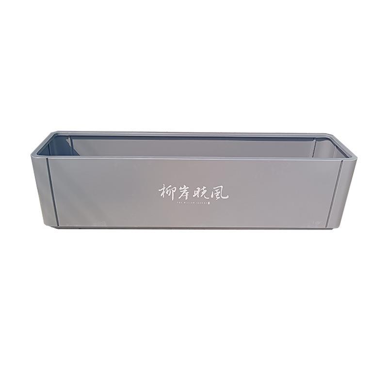 铁艺组合花箱商业街售楼部围栏花盆户外广场花槽咖啡厅隔断花坛