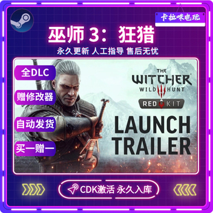 CDEY入库 Steam正版 激活码 狂猎 全DLC电脑中文PC游戏 巫师3