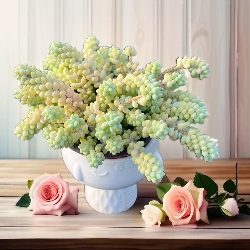 玉坠玉缀一物一拍云南周舟多肉