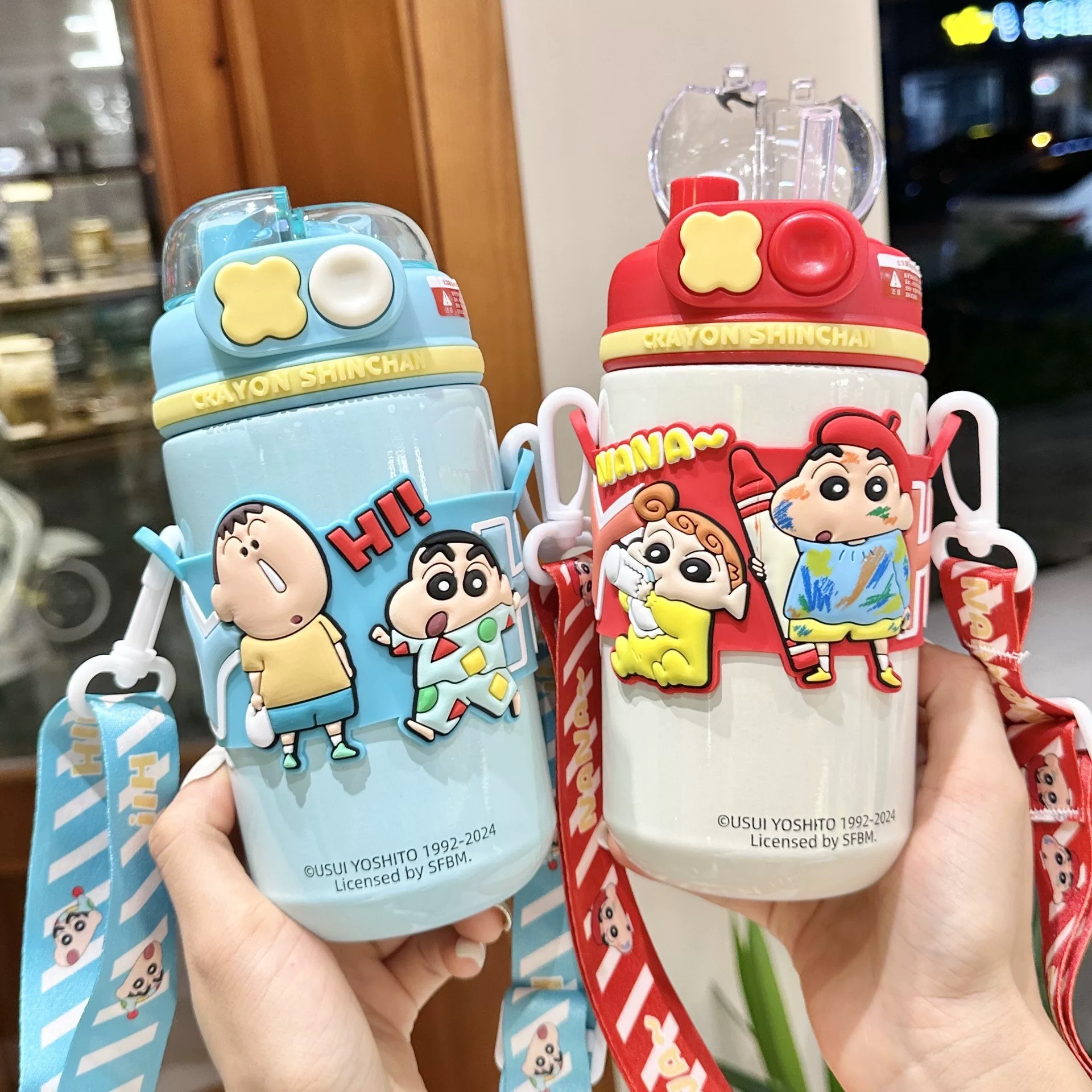 蜡笔小新2025新款双饮水保温杯