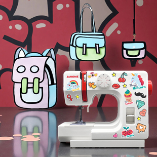 乐美汇开学季 diy学生手作动漫包包材料包缝纫手工家庭 2D包次元