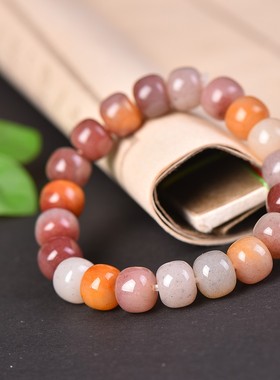 金丝玉老型珠手串女生款手链配饰