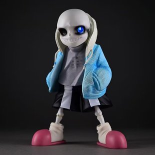 传说之下BOSS眼睛发光SANS卫衣 扫地僧 GK衫斯冷笑话大王手办摆件