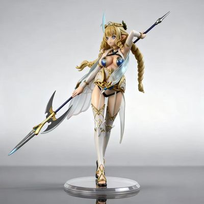 精灵村第三村人骑士琳西亚动漫美女手办 可换脸 男生桌面摆件模型