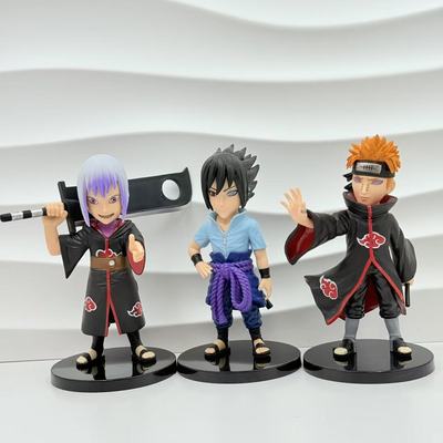 火影忍者手办 动漫卡通佩恩卡卡西公仔玩具摆件模型套装