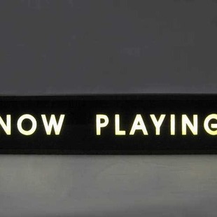 专业灯箱灯牌led灯制作 超大长方形广告牌夜灯NOW PLAYING