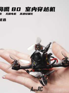 【套机】飞贼80 室内穿越机FPV穿越机模拟图传1.8寸牙签机
