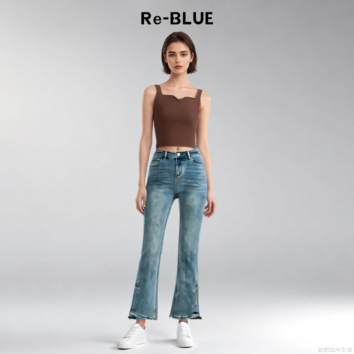 Re-BLUE轻奢优雅女装百搭纯色海鸥领针织吊带背心,女装/女士精品,毛针织衫,淘宝优惠券,粉丝福利购,淘宝优惠卷