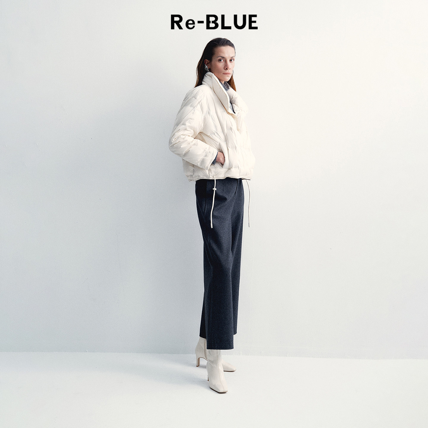 Re-BLUE轻奢优雅女装休闲通勤抗风白鹅绒保暖短款羽绒服外套,女装/女士精品,羽绒服,淘宝优惠券,粉丝福利购,淘宝优惠卷
