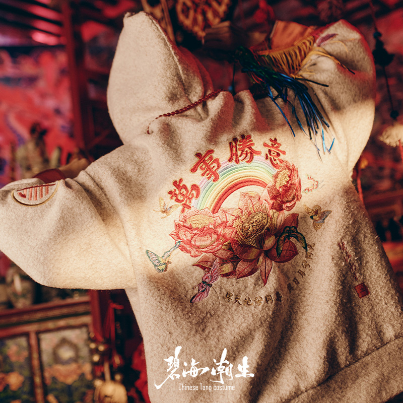 万事胜意贰连帽卫衣碧海潮生