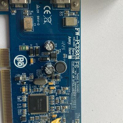 台湾 Unibrain Fireboard-Blue™ 1394采集卡 FW-PCI3201 1394A