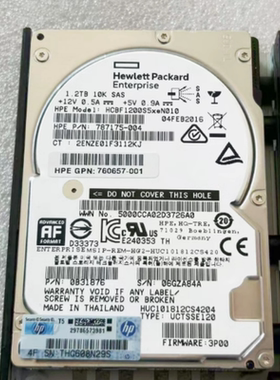 3PAR 802274 1.2T 10K 12G E7X49A 原装硬盘保一年802274-001