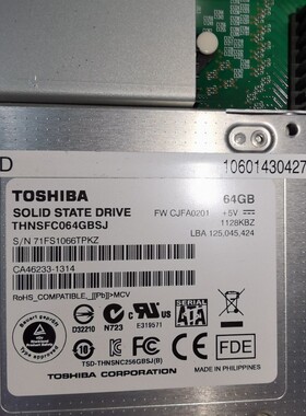 Fujitsu CA07295-D011 CA46233-1314  DX410 DX440 S2 64GB BUD