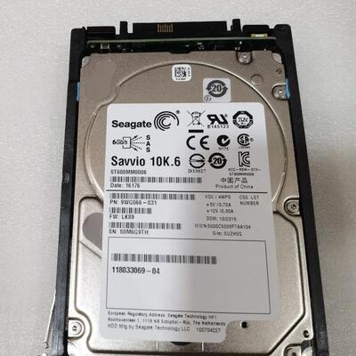 EMC VNX 2.5 600G 10K 硬盘 005050211 ST600MM0006 118033069-04