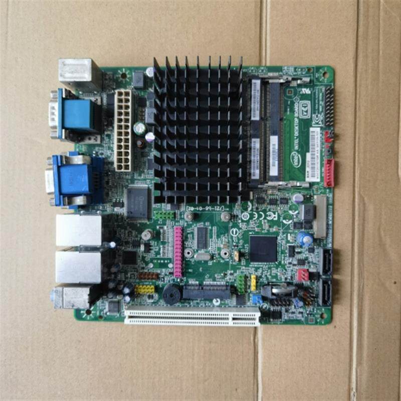 因特尔D2500 POS机收银机工控机主板  KCC-REM-CPU-D2500CC双网卡