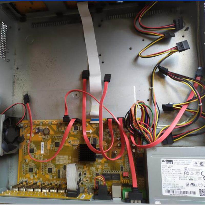 二手海康威视DS-8816HQH-F4/N 16路8盘位同轴1080P监控硬盘录像机