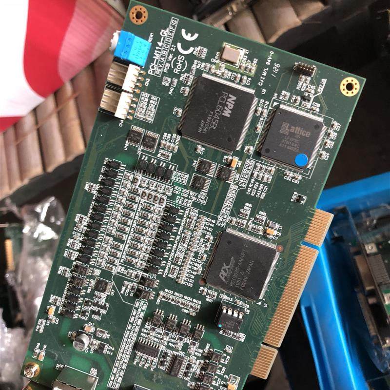 PCI-M114-GL 原装95成新数据采集卡带 PCI-M1-DB1 实图 议价