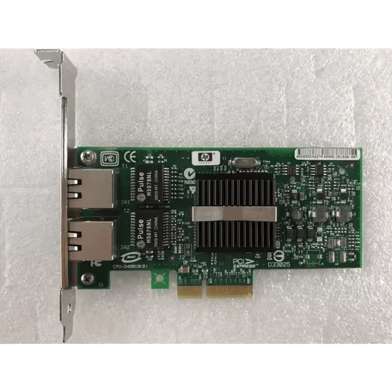 HP NC360T 惠普双口千兆网卡服务器 82571 PCIE 412651-001