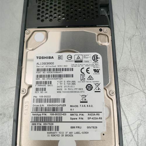 NetApp X423A-R5 硬盘 900G 10K 2.5 SAS DS2246,FAS2240,R6