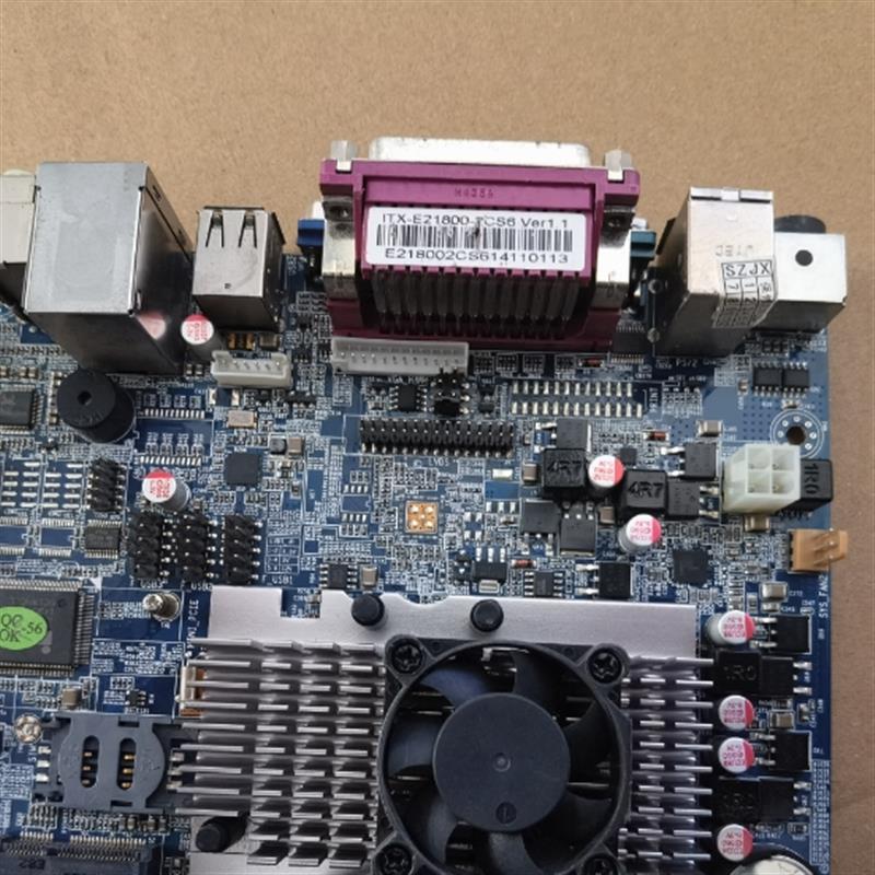 ITX-E21800-2CS6 DDR3 收银机主板17*17  DC12V4针 17*17 E21800